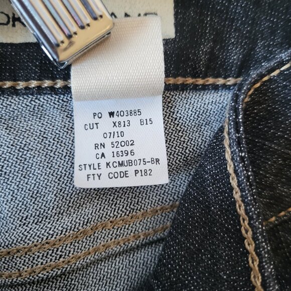 DKNY SOHO Jeans, Women’s 12, Embroidered Pockets and Button Detail, Cotton Jeans - Picture 9 of 14